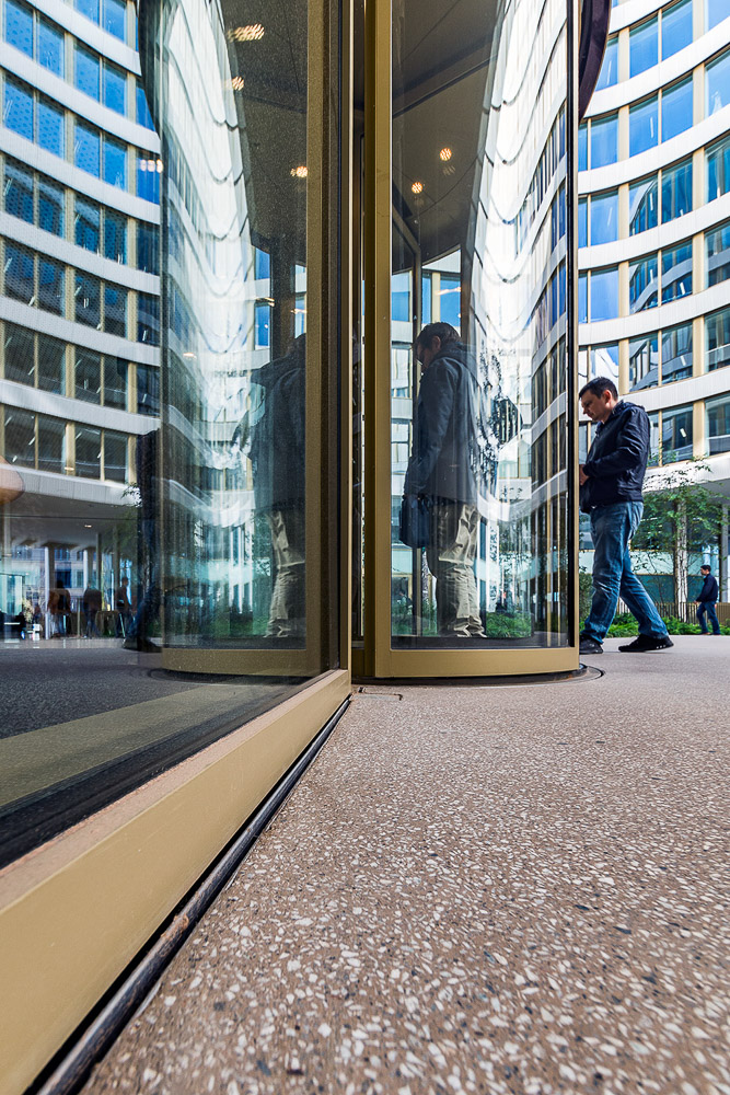 Caniveau à fente Siège de BNP Paribas Fortis à Bruxelles