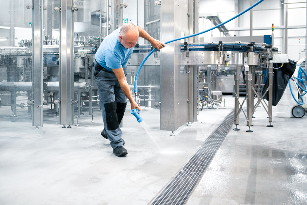 Hygiène et efficacité de l'évacuation des eaux dans toute la brasserie