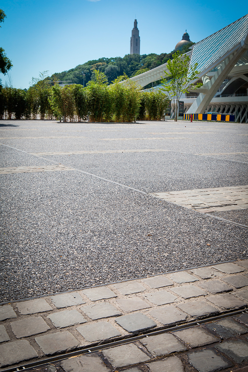 ACO Gare des Guillemins Luik sleufgoten