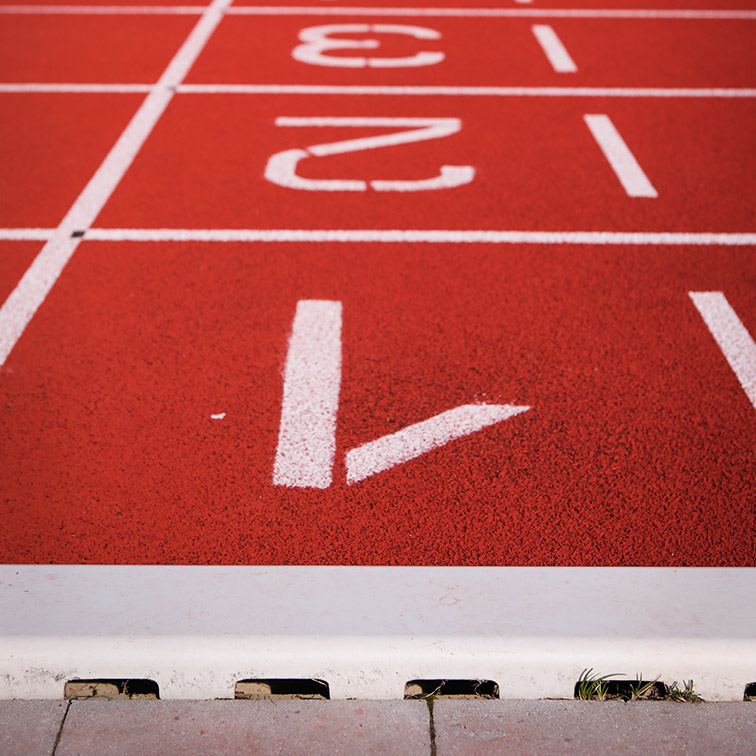 Drainage ACO de la piste d’athlétisme